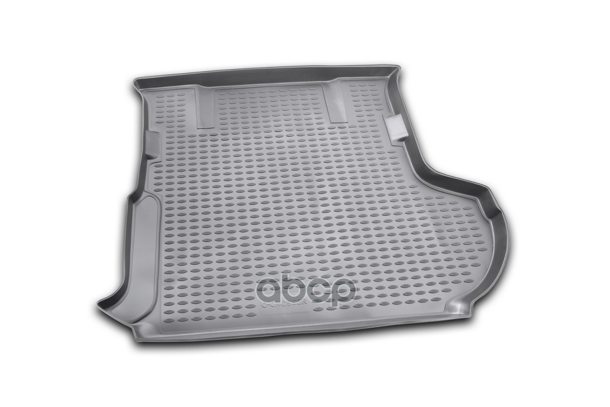 Коврик В Багажник Mitsubishi Outlander Xl, С Сабв. 2005-2010, 2010-2012, Кросс. (Полиуретан, Серый) / Митсубиси Аутлендер ELE...