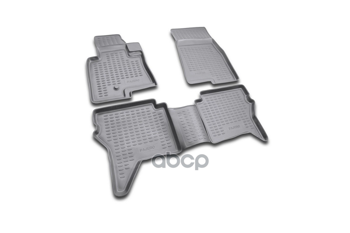 Коврики в салон MITSUBISHI Pajero IV(V80), 3 дв, 2006 -, 4 шт. (полиуретан) / Митсубиси Паджеро ELEMENT арт. NLC.35.18.210