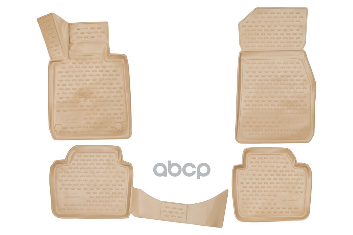 Коврики 3D В Салон Bmw 3 F30, 2012- 4 Шт. (Полиуретан, Бежевые) / Бмв Тройка ELEMENT арт. NLC.3D.05.31.212k