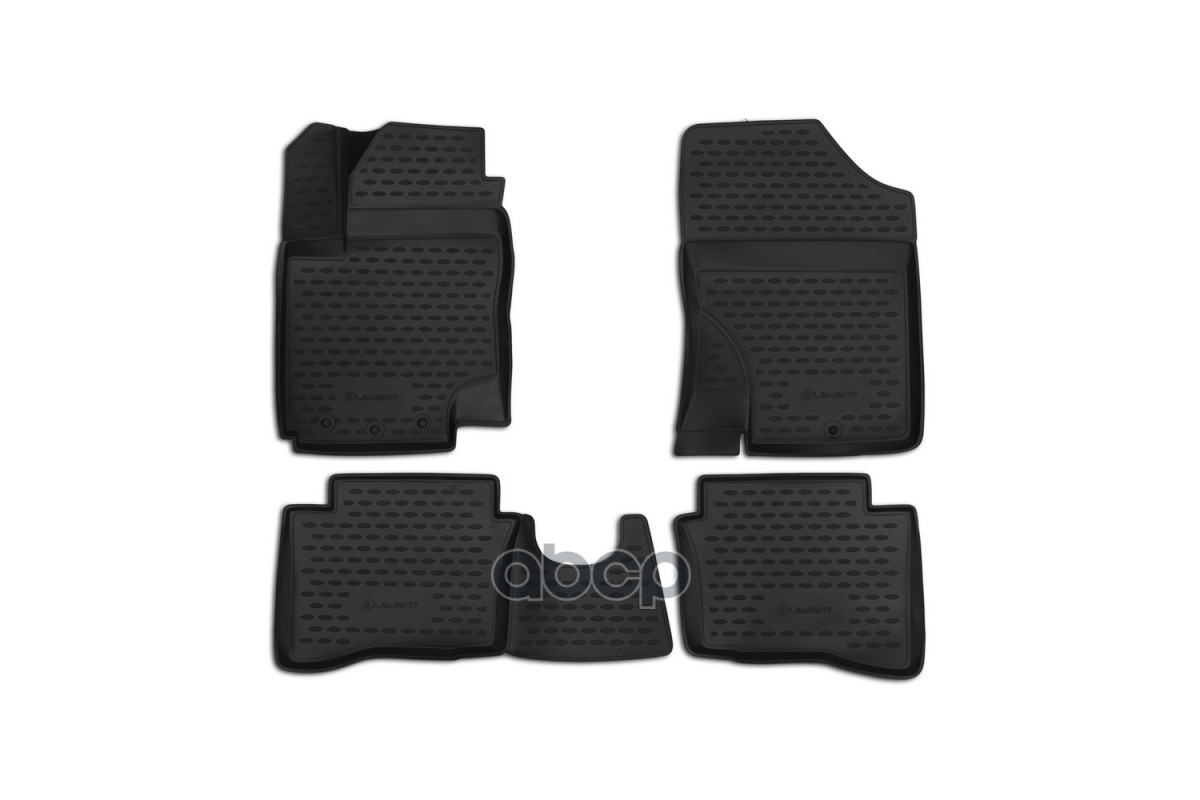Коврики 3D в салон HYUNDAI i20 2009- 4 шт. (полиуретан) / Хендай Ай20 ELEMENT арт. NLC.3D.20.32.210h