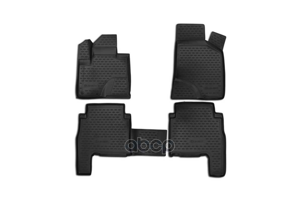 Коврики 3D в салон HYUNDAI Santa Fe 05/2010-2012, 4 шт. (полиуретан) / Хендай Санта Фе ELEMENT арт. NLC.3D.20.37.210