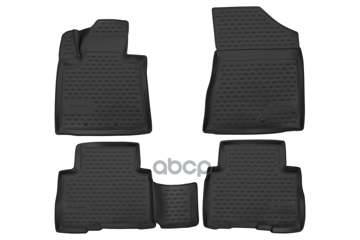 Коврики 3D в салон для KIA Sorento (IIr), 2012-2021, 4 шт. (полиуретан) / Киа Соренто ELEMENT арт. NLC.3D.25.46.210h