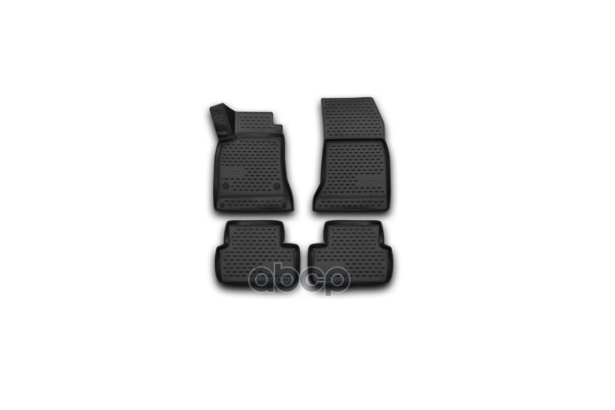 Коврики 3D в салон для MERCEDES-BENZ GLA-class (X156), 2013-2019, 4 шт. (полиуретан) / Мерседес Бенц GLA класс ELEMENT арт. N...