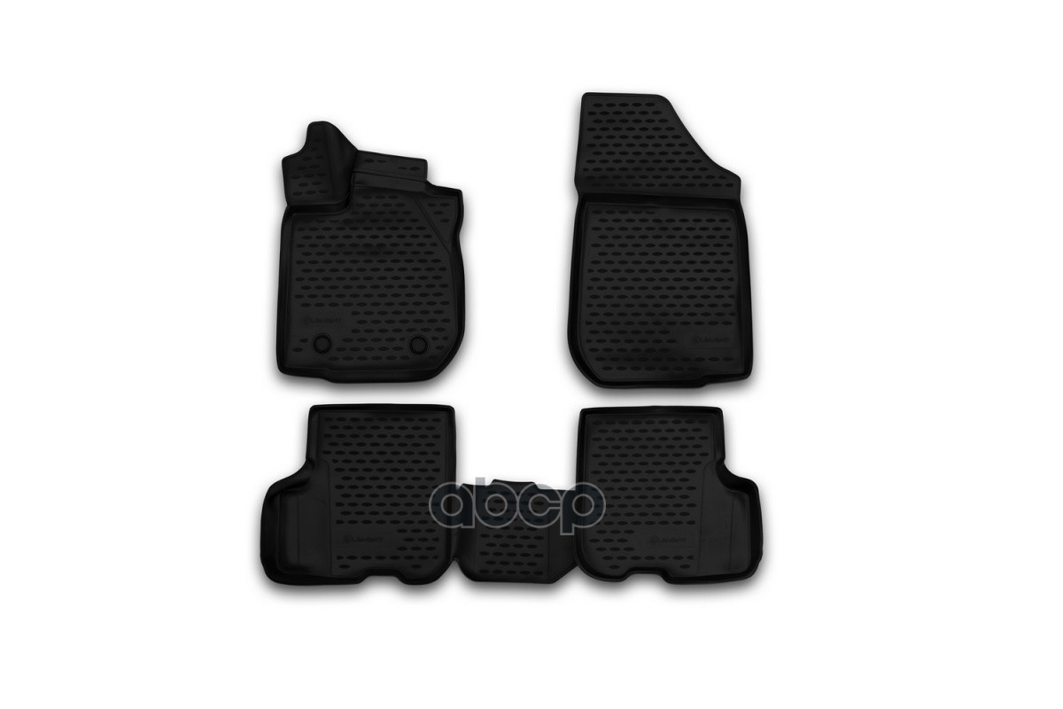 Коврики 3D в салон RENAULT Logan/ Logan MCV, 2014-2017, 4 шт. / Рено Логан ELEMENT арт. NLC.3D.41.31.210k