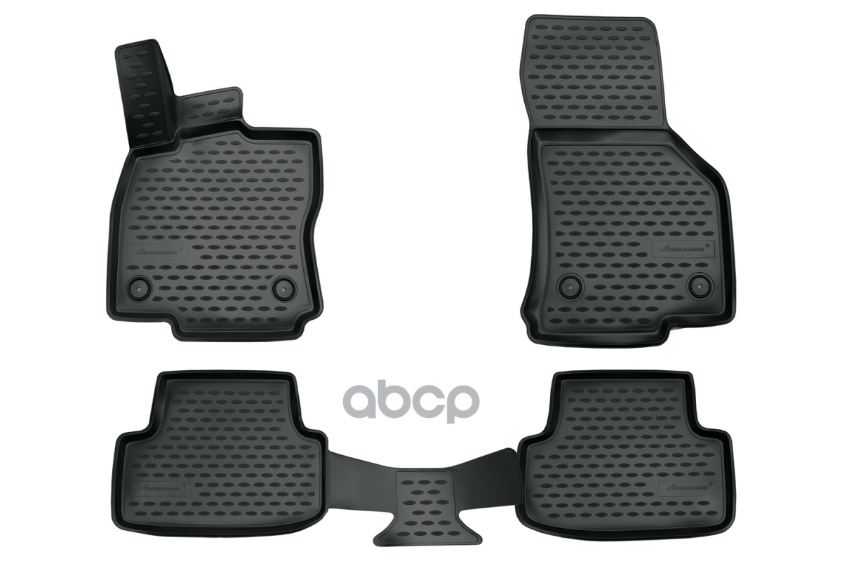 Коврики 3D В Салон Vw Golf Vii, 2013- 4 Шт. (Полиуретан, Серые) / Фольксваген Гольф ELEMENT арт. NLC.3D.51.44.211k