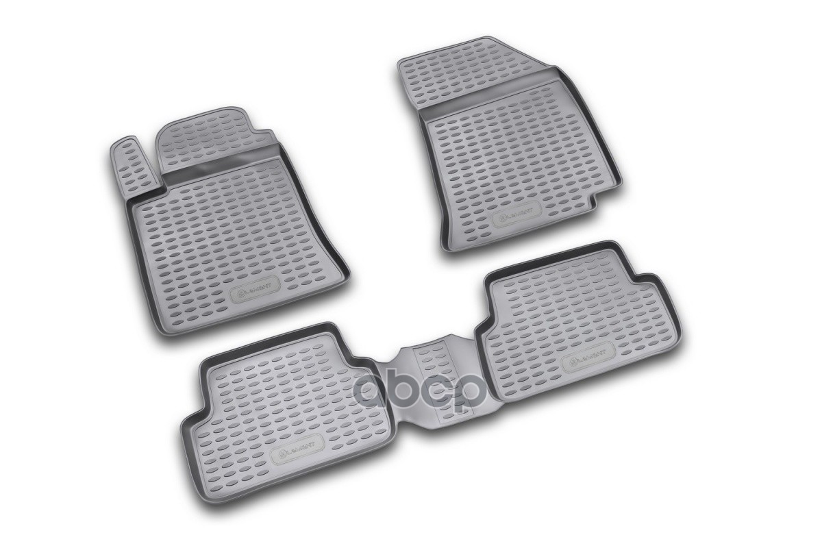 Коврики в салон RENAULT Laguna 2001–2007, 4 шт. (полиуретан) / Рено Лагуна ELEMENT арт. NLC.41.03.210