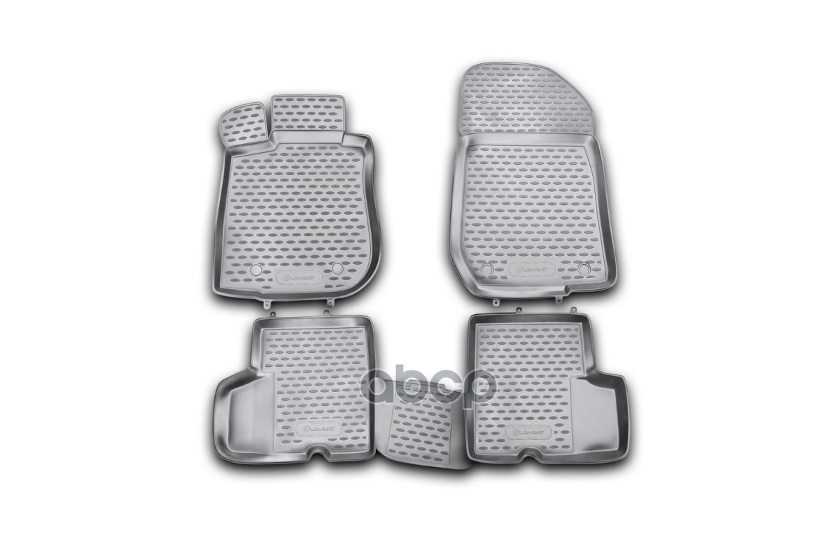 Коврики в салон RENAULT Logan 2004-2009, 2010-2014, 4 шт. (полиуретан) / Рено Логан ELEMENT арт. NLC.41.05.210kh