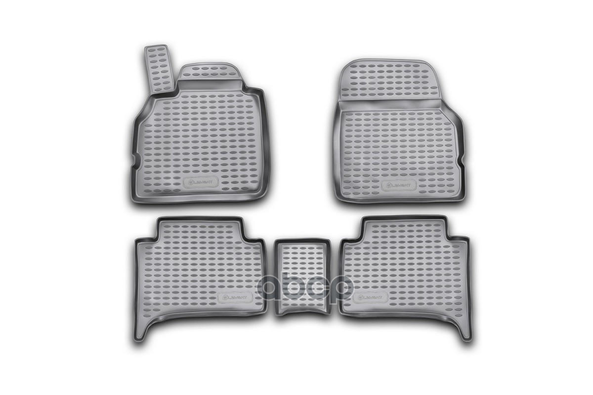Коврики в салон подходит для RENAULT Scenic (II, IIp) 2003-2009, 5 шт. (полиуретан) / Рено Сценик ELEMENT арт. NLC.41.09.210