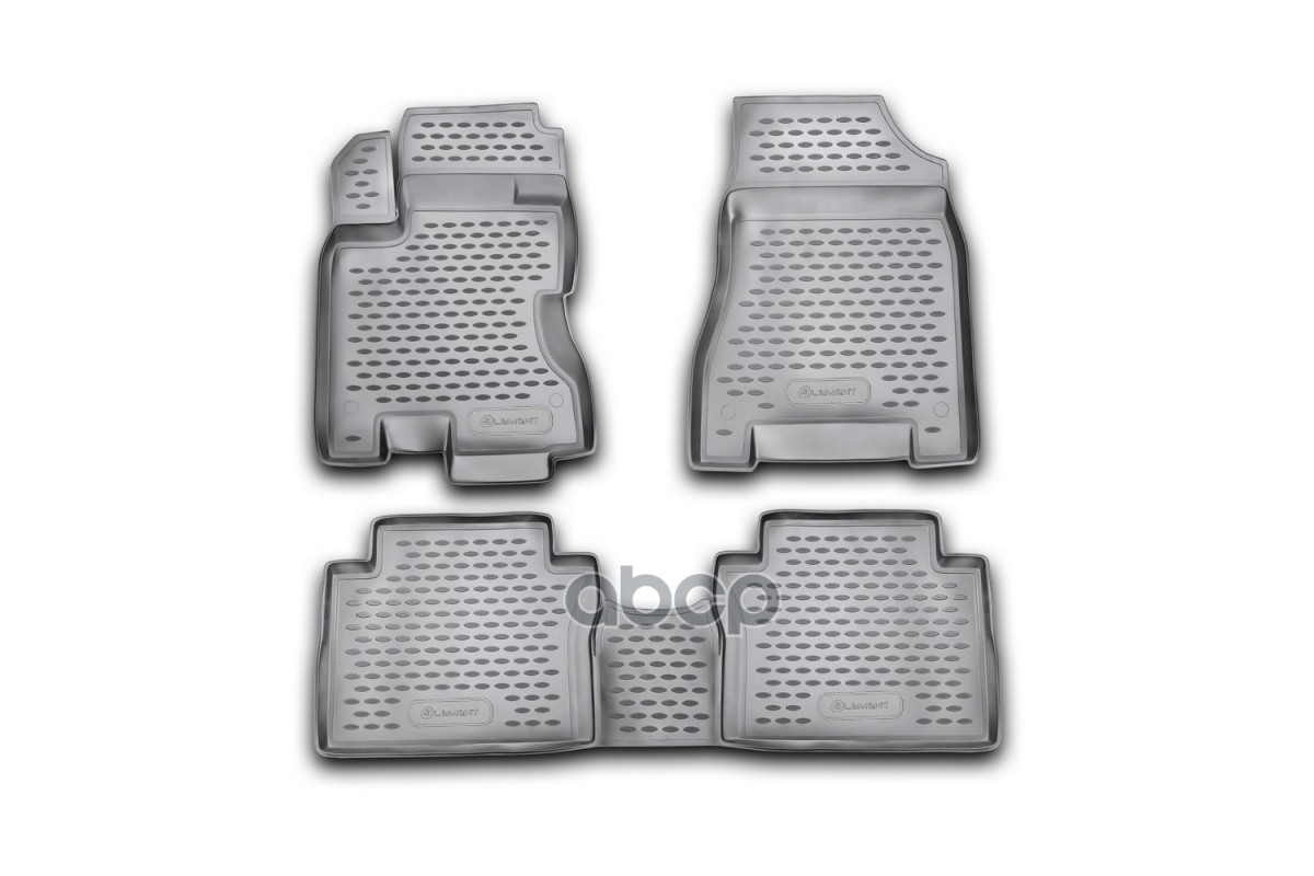 Коврики в салон RENAULT Koleos (I) 2008-2016, 3 шт. (полиуретан) / Рено Колеос ELEMENT арт. NLC.41.14.210k