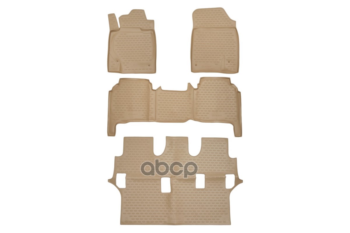 Коврики В Салон Toyota Land Cruiser 200 11/2007-2012 4 Шт. (Полиуретан, Бежевые) / Тойота Ленд Крузер ELEMENT арт. NLC.48.17....