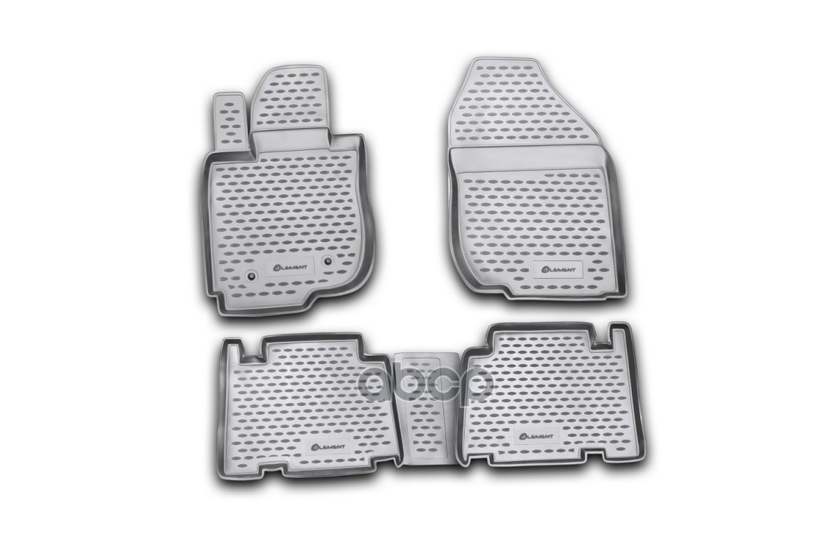 Коврики в салон TOYOTA RAV4 long 01/2006-, 4 шт. (полиуретан) / Тойота Рав 4 ELEMENT арт. NLC.48.18.210