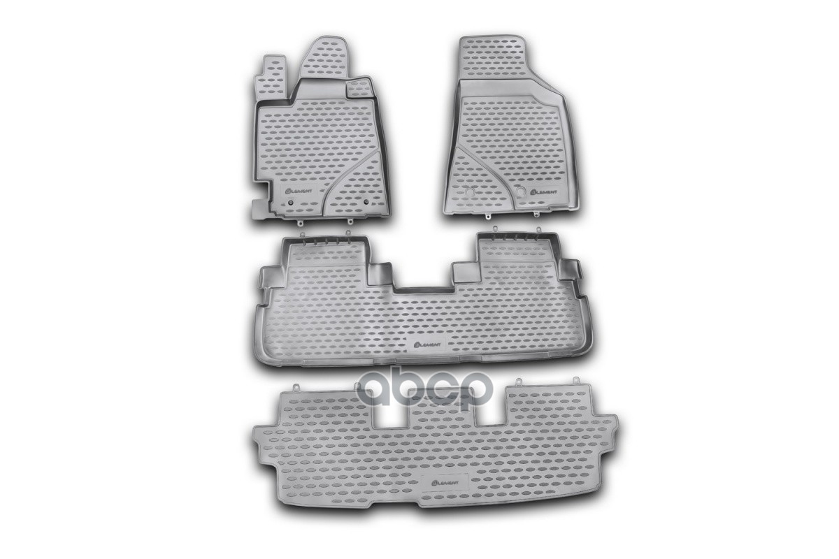 Коврики В Салон Toyota Highlander, 2010-2014, 4 Шт. (Полиуретан) / Тойота Хайлендер ELEMENT арт. NLC.48.50.210kh