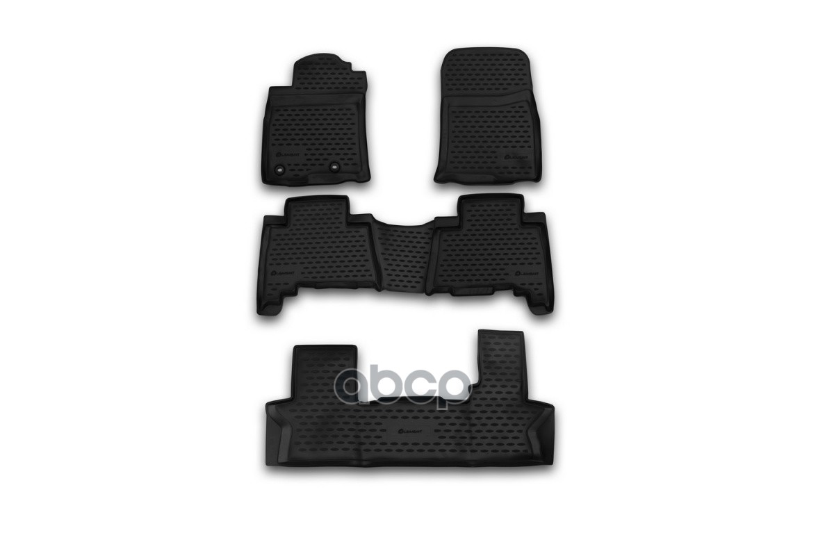 Коврики в салон TOYOTA Land Cruiser Prado 150 2013-, 7 мест, 5 шт. (полиуретан) / Тойота Ленд крузер прадо ELEMENT арт. NLC.4...