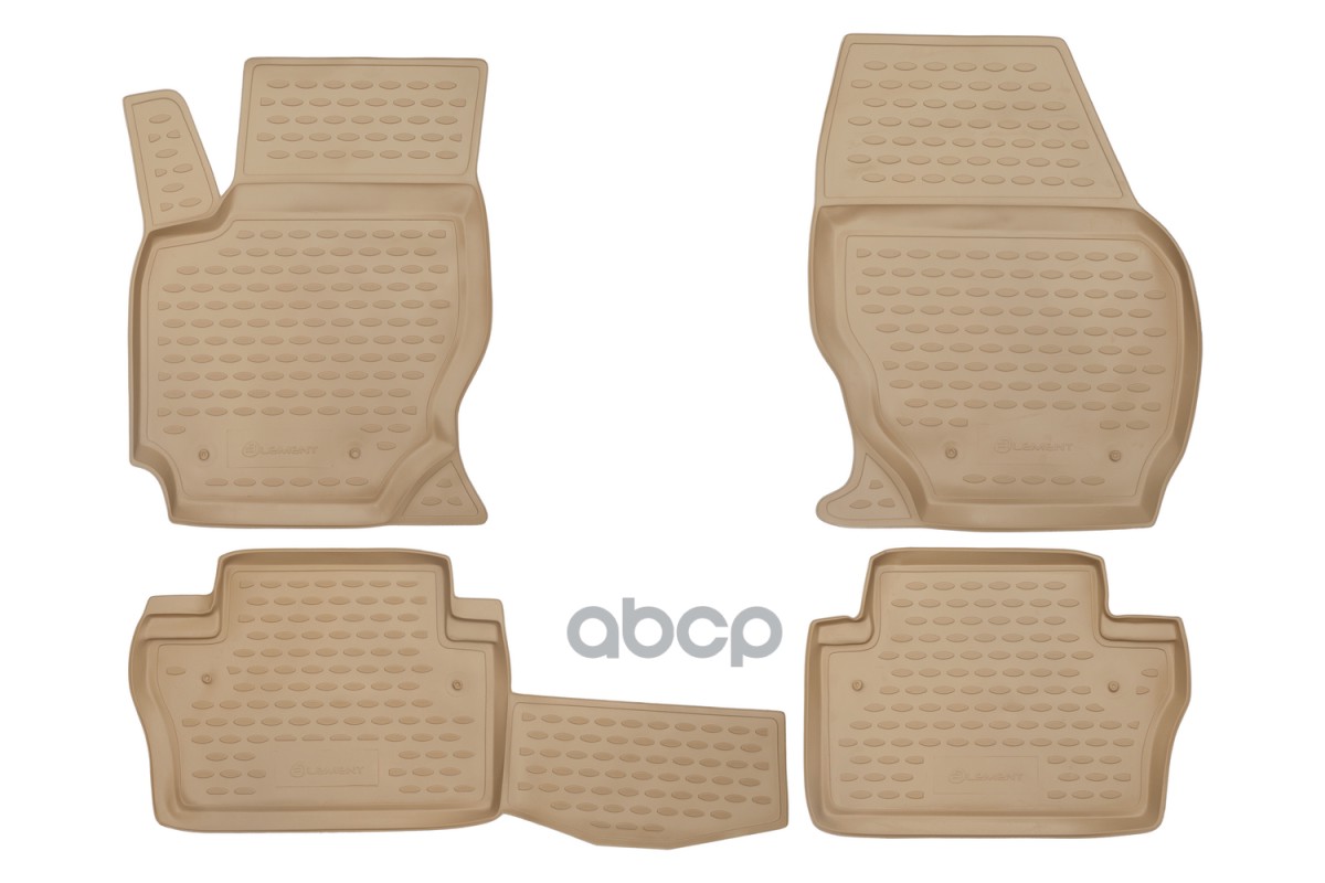 Коврики в салон VOLVO XC70 2007-, 4 шт. (полиуретан, бежевые) / Вольво ХС70 ELEMENT арт. NLC.50.08.212