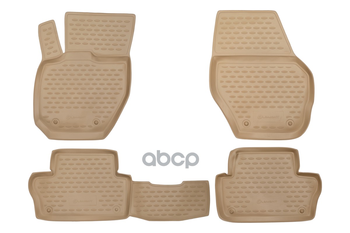 Коврики в салон VOLVO XC60 2007-, 4 шт. (полиуретан, бежевый) / Вольво ХС60 ELEMENT арт. NLC.50.09.212