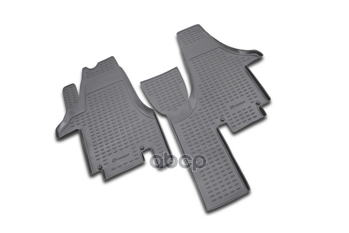 Коврики в салон VW Multivan 2004-, 2 шт. (полиуретан) / Фольксваген Мультивен ELEMENT арт. NLC.51.17.210