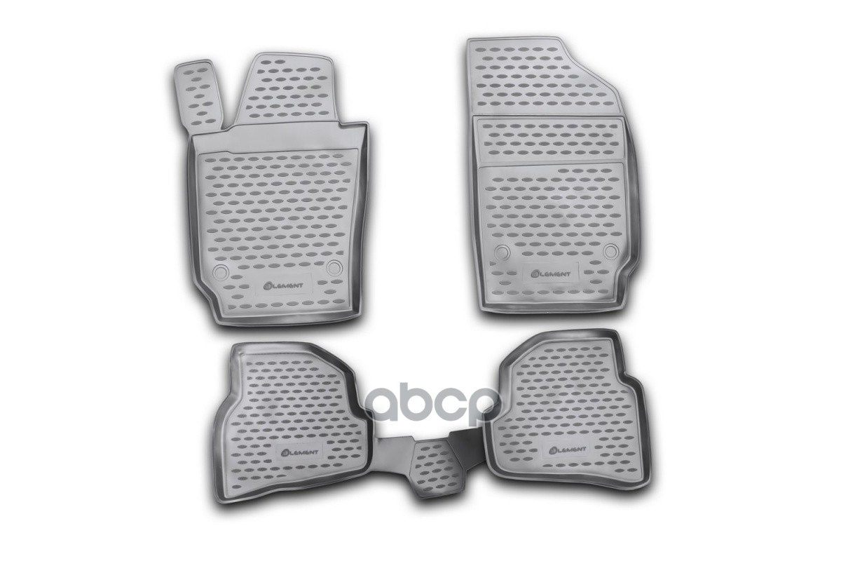 Коврики В Салон Подходят Для Vw Polo (V, Vp) 2009-2020, 4 Шт.хб. (Полиуретан) / Фольксваген Поло ELEMENT арт. NLC.51.28.210kh