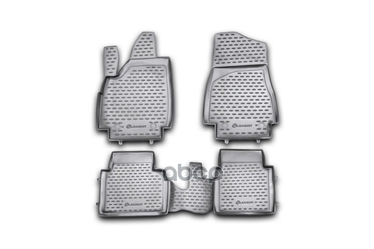Коврики в салон ВАЗ 21214M 10/2009- 4 шт. (полиуретан) / Лада Нива ELEMENT арт. NLC.52.23.210kh
