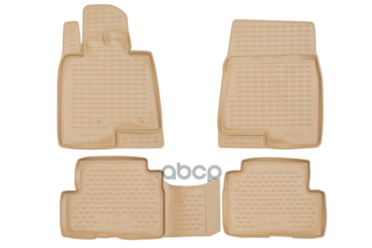 Коврики В Салон Mitsubishi Pajero Iv (V80), 3 Дв, 2006 -, 4 Шт. (Полиуретан, Бежевые) / Митсубиси Паджеро ELEMENT арт. RSA-35...