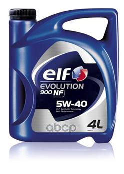 ELF Масло моторное синтетическое ELF EVOLUTION 900 NF 5W-40 4л (10150501) 194873