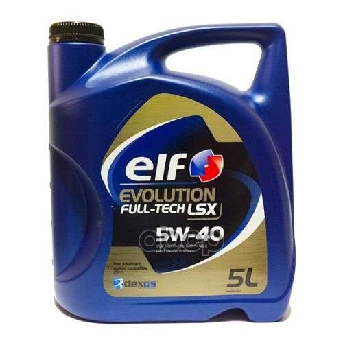 ELF Масло Моторное Синтетическое 5Л - Evolution Full-Tech Lsx 5W-40, Acea C3, Api Sn, Cf, Wss-M2c917-A, Vw 505 01, Porsche A4...