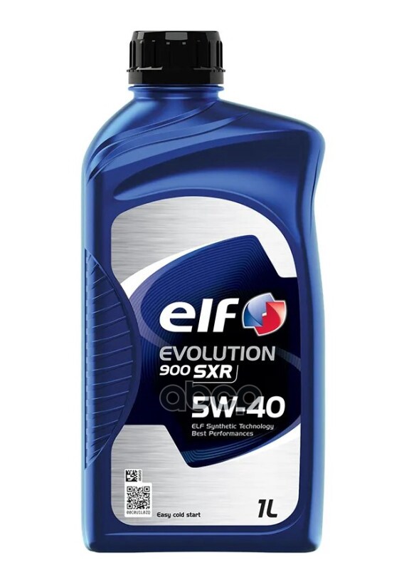 Масло Моторное Синтетическое Evolution 900 Sxr 5W40 Sn/Cf, A3/B4 1Л ELF арт. 216436