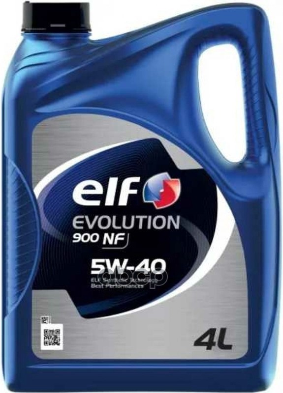 Масло моторное синтетическое ELF EVOLUTION 900 NF 5W-40 4л 216650 ELF арт. 216650
