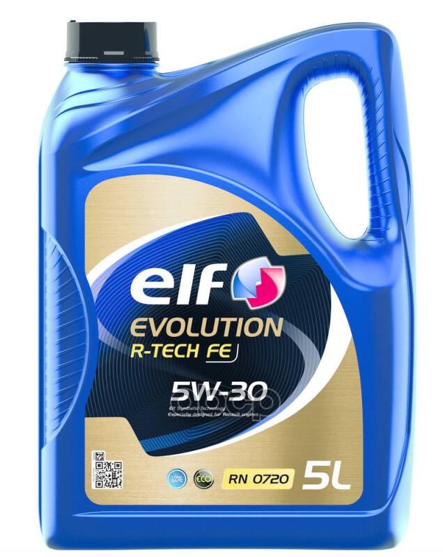 ELF Моторное масло Elf EVOLUTION R-TECH FE 5W-30 ACEA С4 RN0720 5л 217583