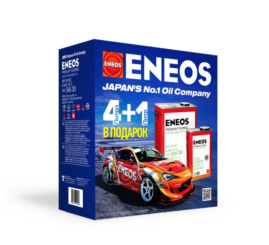 ENEOS Масло Eneos Premium Touring Sn 5W-30 (4Л +1Л) Акция Eneos A8809478942216