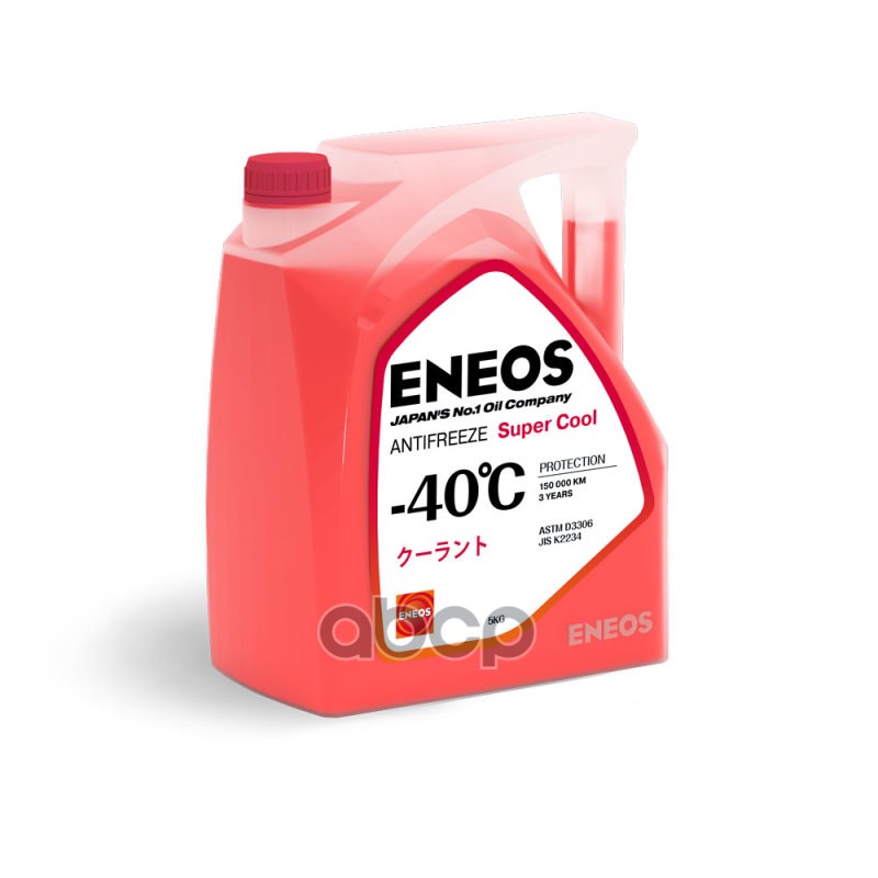Антифриз ENEOS Super Cool G12 готовый -40C красный 5 кг Z0075 ENEOS арт. Z0075