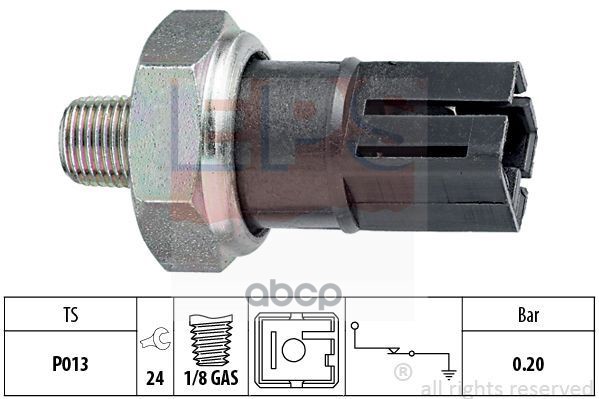 Датчик давления масла Nissan Almera 1.4-2.2/2.0D 95>/Primera 1.6i-2.0i/2.0D/TD 88 EPS арт. 1800042