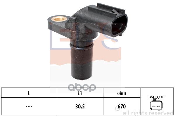 Датчик Положения Коленвала EPS арт. 1953522
