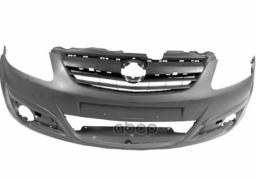 Бампер передний Opel Corsa 06-11 (С отверстием под крюк/ 3/5D HBK) EUROBUMP арт. OPL07CO031T