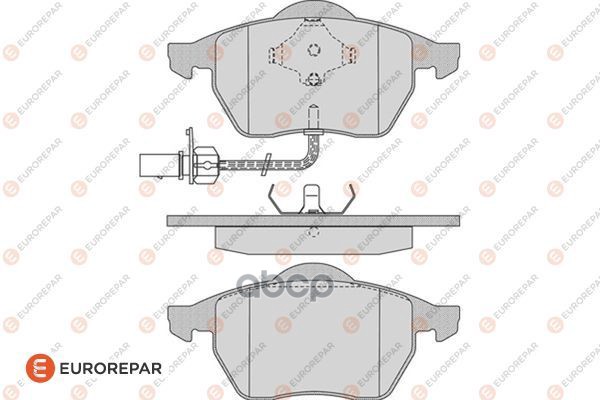 Колодки тормозные VAG A4/A6 1.6-1.8T 1.9TDI-2.5TDI 2.6-2.8 3.2FSI 95> передн. EUROREPAR арт. 1617253080