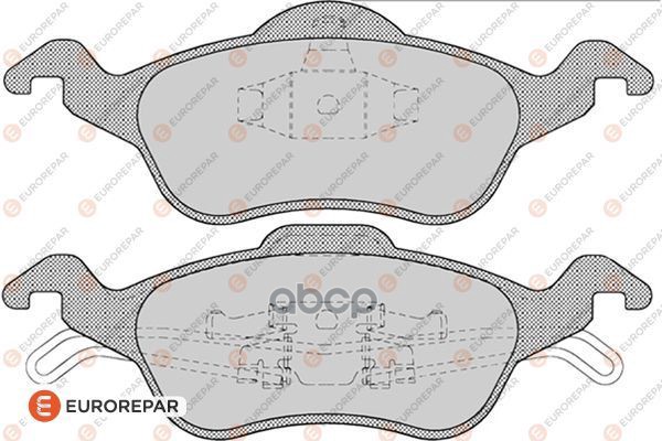 Колодки тормозные FORD FOCUS 98>передн. EUROREPAR арт. 1617255780