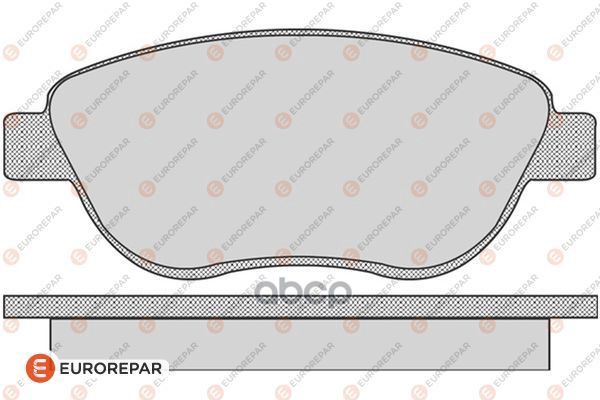 Колодки тормозные PSA 307  XARA 1.6-2.0/HDI 00> передн. EUROREPAR арт. 1617256680