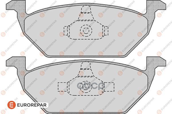 Колодки Тормозные Vag A3 97>/ G4/Octavia 97>09 1.4/1.6/1.8 Передн. EUROREPAR арт. 1617260980