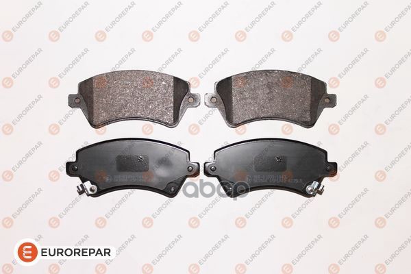 Колодки Тормозные Дисковые | Перед | EUROREPAR арт. 1617263380