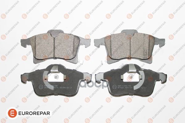 Колодки тормозные OPEL ASTRA G/H/ZAFIRA A передн. EUROREPAR арт. 1617263980