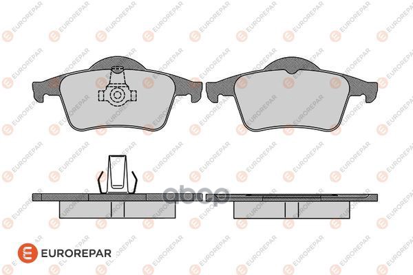 Колодки Тормозные Дисковые Volvo S60/S80 98>, V70 I/Ii 97>, Xc70 Cross Country 00> EUROREPAR арт. 1617280080