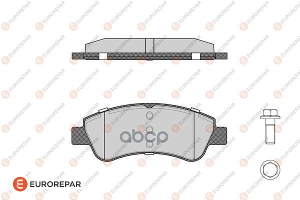 Колодки тормозные PSA C4 03>/PSA 307/PARTNER -ESP передн. EUROREPAR арт. 1617282980