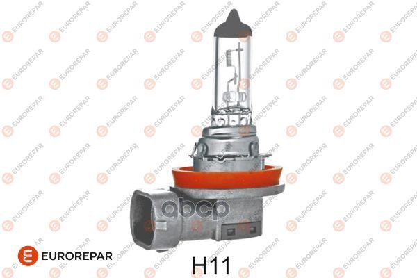 Лампа накаливания H11  12V  55W  PGJ19-2 EUROREPAR арт. 1637238180