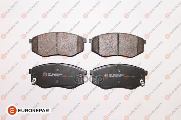 Колодки тормозные диск. передн. (с датчиком) KIA Soul 2014-  HYUNDAI Sonata 2010-  HYUNDAI Sonata 20 EUROREPAR арт. 1639372880
