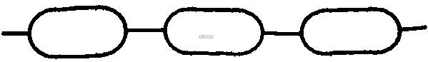 Прокладка Впускного Коллектора Audi A6. Vw Passat 2.4/2.8 97> (2) Elring арт. 413.900