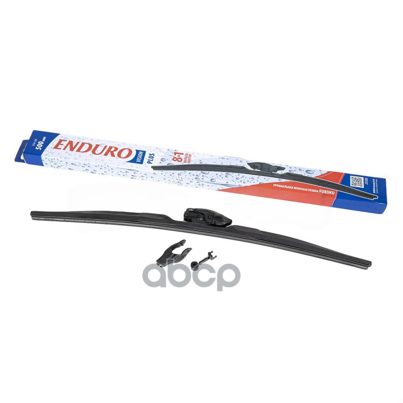 Щетка стеклоочистителя бескаркасная ENDUROVISION ® от DENSO 500мм мульти-адаптер EnduroVision арт. EFM500