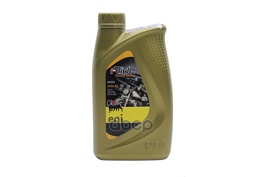 Масло моторное полусинтетическое 4-х тактное для мотодвигателей eni i-Ride moto 10W30 1л ENI 153996 Eni арт. 153996