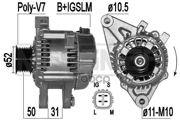 Генератор TOYOTA LC 120 4.0 02-10 Era арт. 209427