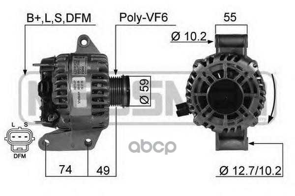 Генератор FORD MONDEO III Era арт. 210362