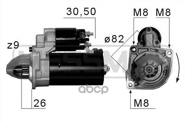 Стартер PEUGEOT BOXER 3.0HDi 06-> Era арт. 220663