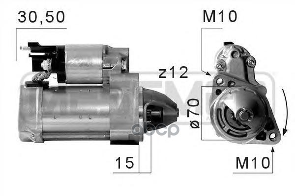 Стартер MERCEDES W204/W212/SPRINTER 1.8kw 220670 Era арт. 220670